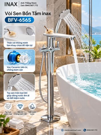 Vòi Sen Bồn Tắm inax BFV-656S