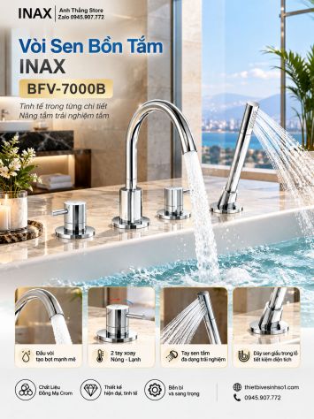 Vòi Sen Bồn Tắm inax BFV-7000B