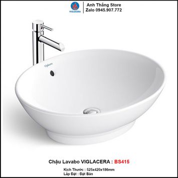 Chậu Lavabo Viglacera BS415