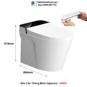 Bồn Cầu Thông Minh Điện Tử Viglacera V882F