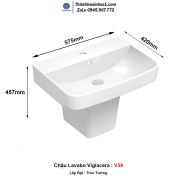 Chậu Lavabo Viglacera V58