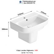 Chậu Lavabo Viglacera V59