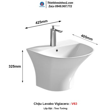 Chậu Lavabo Viglacera V63