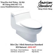 Bồn Cầu 1 Khối American Standard 2050-WT