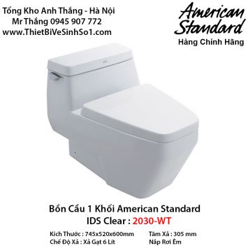 Bồn Cầu 1 Khối American Standard 2030-WT