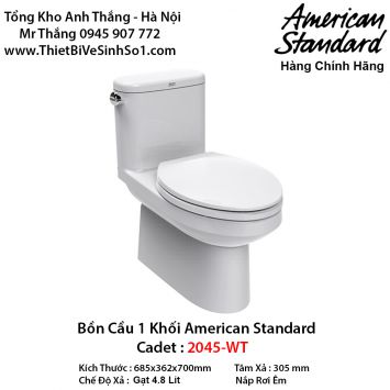 Bồn Cầu 1 Khối American Standard 2045-WT