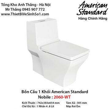 Bồn Cầu 1 Khối American Standard 2060-WT