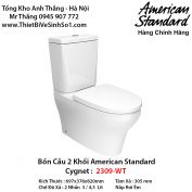 Bồn Cầu 2 Khối American Standard 2309-WT