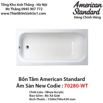 Bồn Tắm American Standard 70280-WT