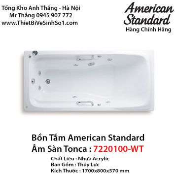 Bồn Tắm Massage American Standard 7220100-WT