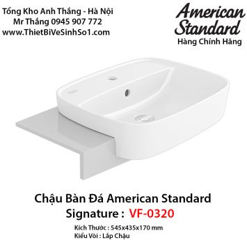 Chậu Rửa Lavabo Bàn Đá American Standard VF-0320