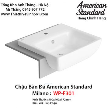 Chậu Rửa Lavabo Bàn Đá American Standard WP-F301