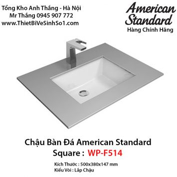 Chậu Rửa Lavabo Bàn Đá American Standard WP-F514