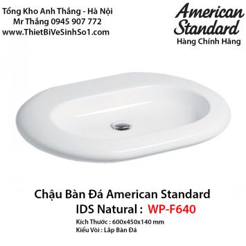 Chậu Rửa Lavabo Bàn Đá American Standard WP-F640