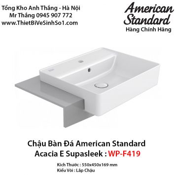 Chậu Rửa Lavabo Bàn Đá American Standard WP-F419