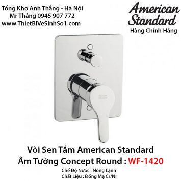 Củ Sen Tắm Âm Tường American Standard WF-1420