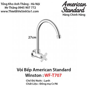 Vòi Rửa Bát 1 Đường Lạnh American Standard WF-T707