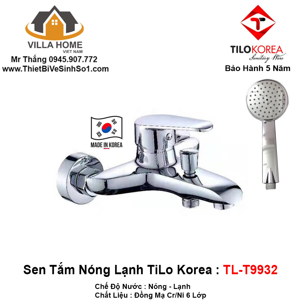 Sen Tắm Nóng Lạnh TiLo Korea TL-T9932