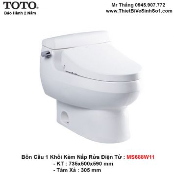 Bồn Cầu Điện Tử TOTO MS688W11