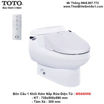 Bồn Cầu Điện Tử TOTO MS688W6