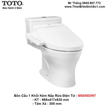 Bồn Cầu Điện Tử TOTO MS855DW7