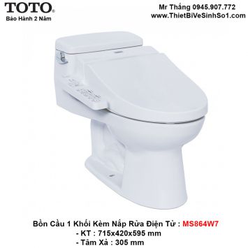 Bồn Cầu Điện Tử TOTO MS864W7