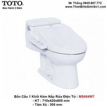 Bồn Cầu Điện Tử TOTO MS884W7