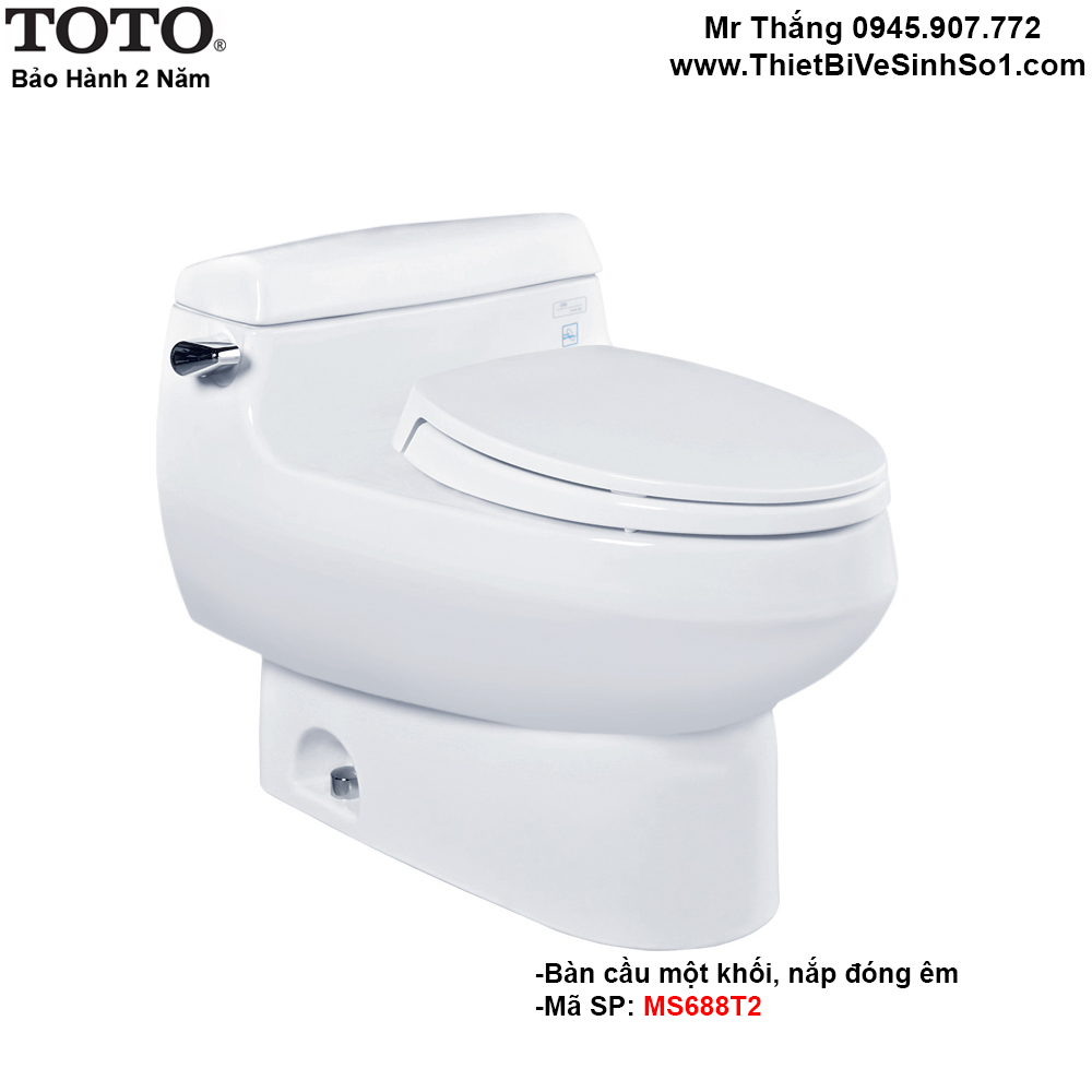 Bồn Cầu 1 Khối TOTO MS688T2