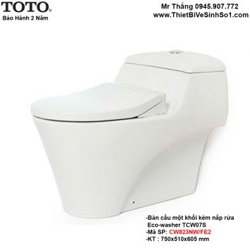 Bồn Cầu 1 Khối TOTO CW823NW-FE2