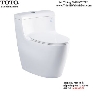 Bồn Cầu 1 Khối TOTO MS636DT8