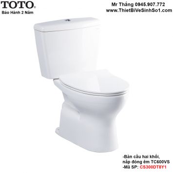 Bồn Cầu 2 Khối TOTO CS300DT8Y1