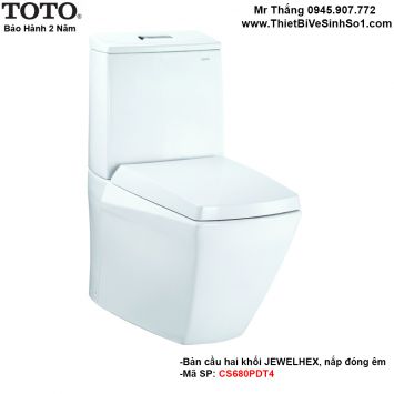 Bồn Cầu 2 Khối TOTO CS680PDT4