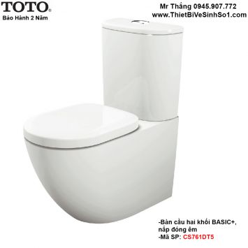 Bồn Cầu 2 Khối TOTO CS761DT5