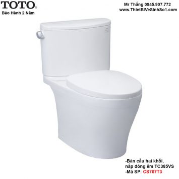 Bồn Cầu 2 Khối TOTO CS767T3