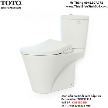 Bồn Cầu 2 Khối TOTO CS819DSE4