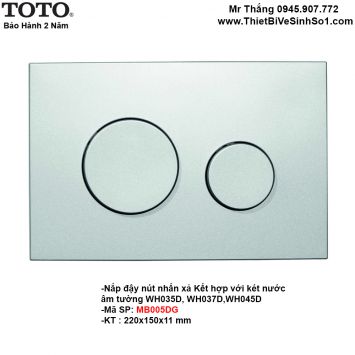 Nắp Đậy Nút Nhấn Xả TOTO MB005DG