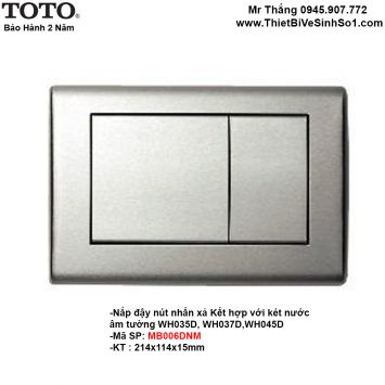 Nắp Đậy Nút Nhấn Xả TOTO MB006DNM