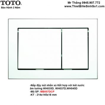 Nắp Đậy Nút Nhấn Xả TOTO MB007DCP