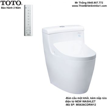 Bồn Cầu Thông Minh TOTO MS636CDRW12