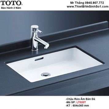 Chậu Rửa Lavabo Âm Bàn TOTO LT520T