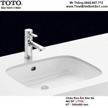 Chậu Rửa Lavabo Âm Bàn TOTO LT765