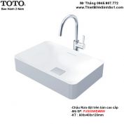 Chậu Lavabo Đặt Bàn TOTO PJS03WE#MW