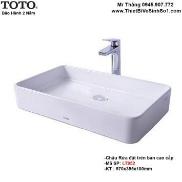 Chậu Lavabo Đặt Bàn TOTO LT952