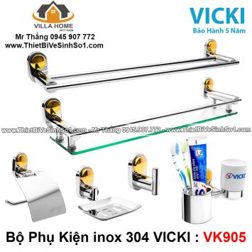 Bộ Phụ Kiện inox VICKI VK905