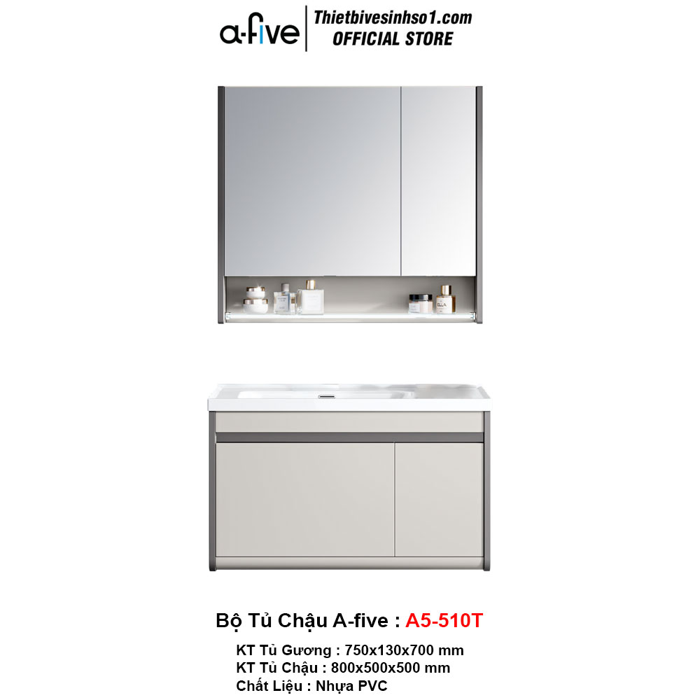 Bộ Tủ Chậu A-five A5-510T Bộ Tủ Chậu A-five A5-510T