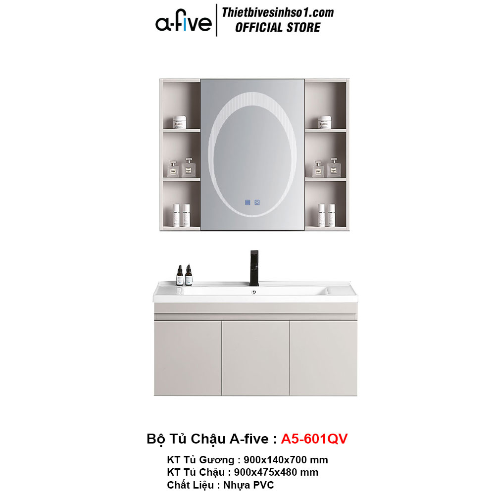 Bộ Tủ Chậu A-five A5-601QV Bộ Tủ Chậu A-five A5-601QV