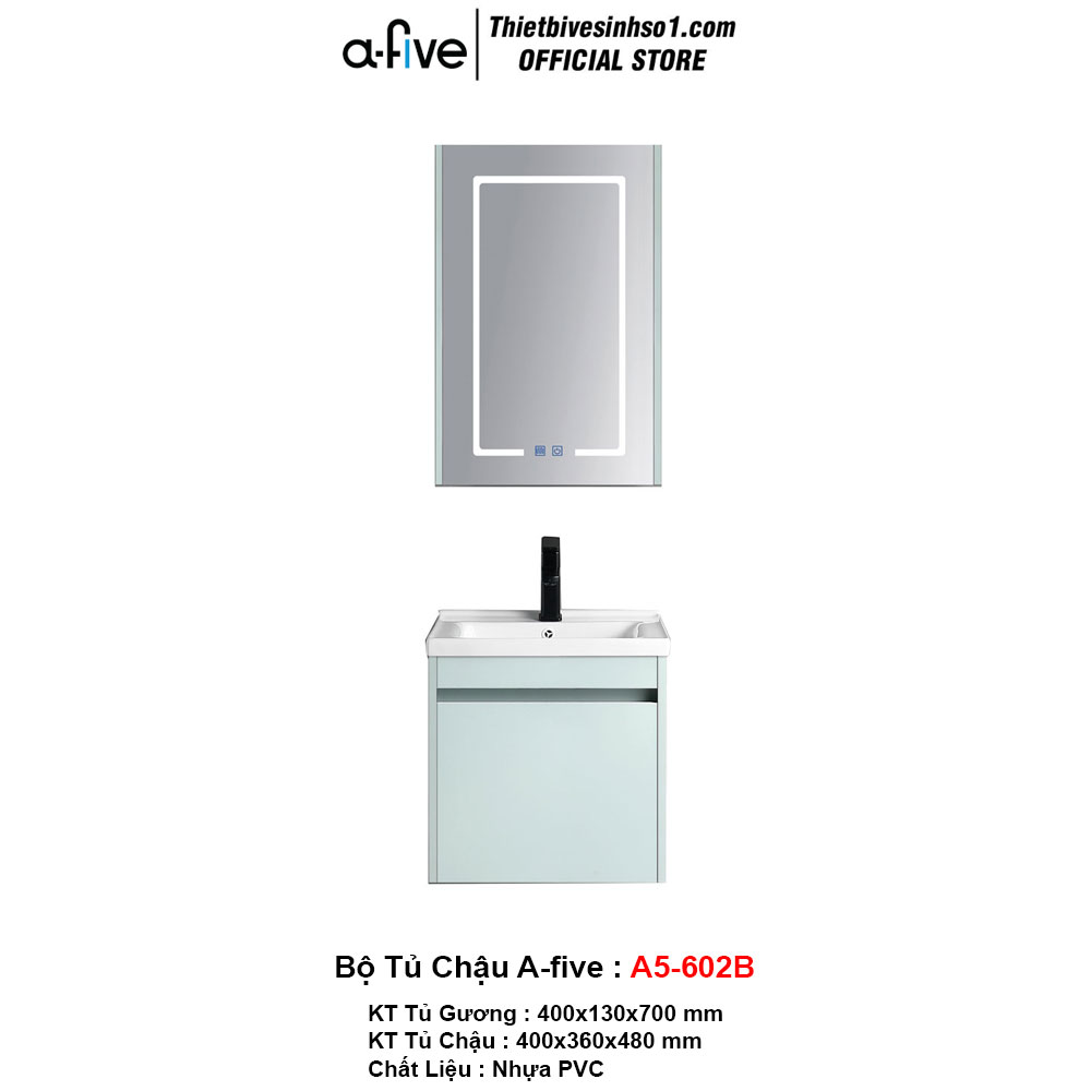 Bộ Tủ Chậu A-five A5-602B Bộ Tủ Chậu A-five A5-602B