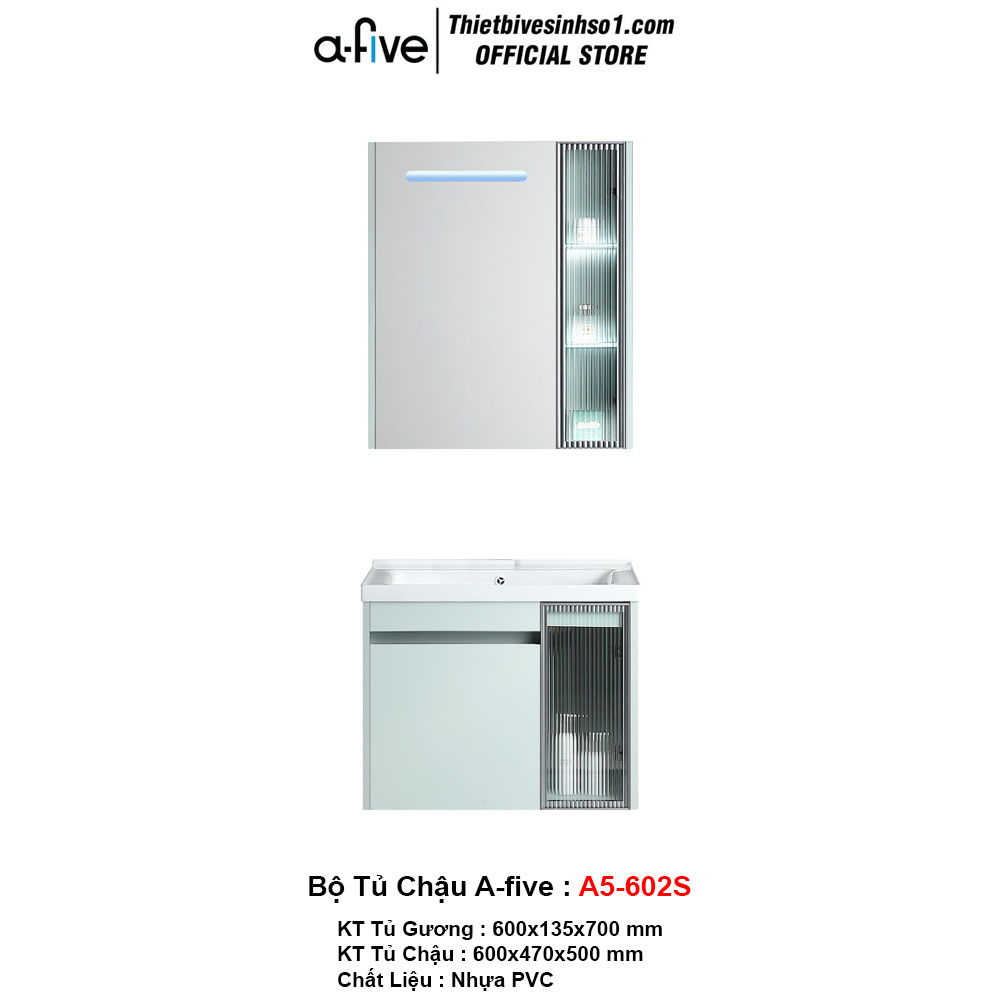 Bộ Tủ Chậu A-five A5-602S