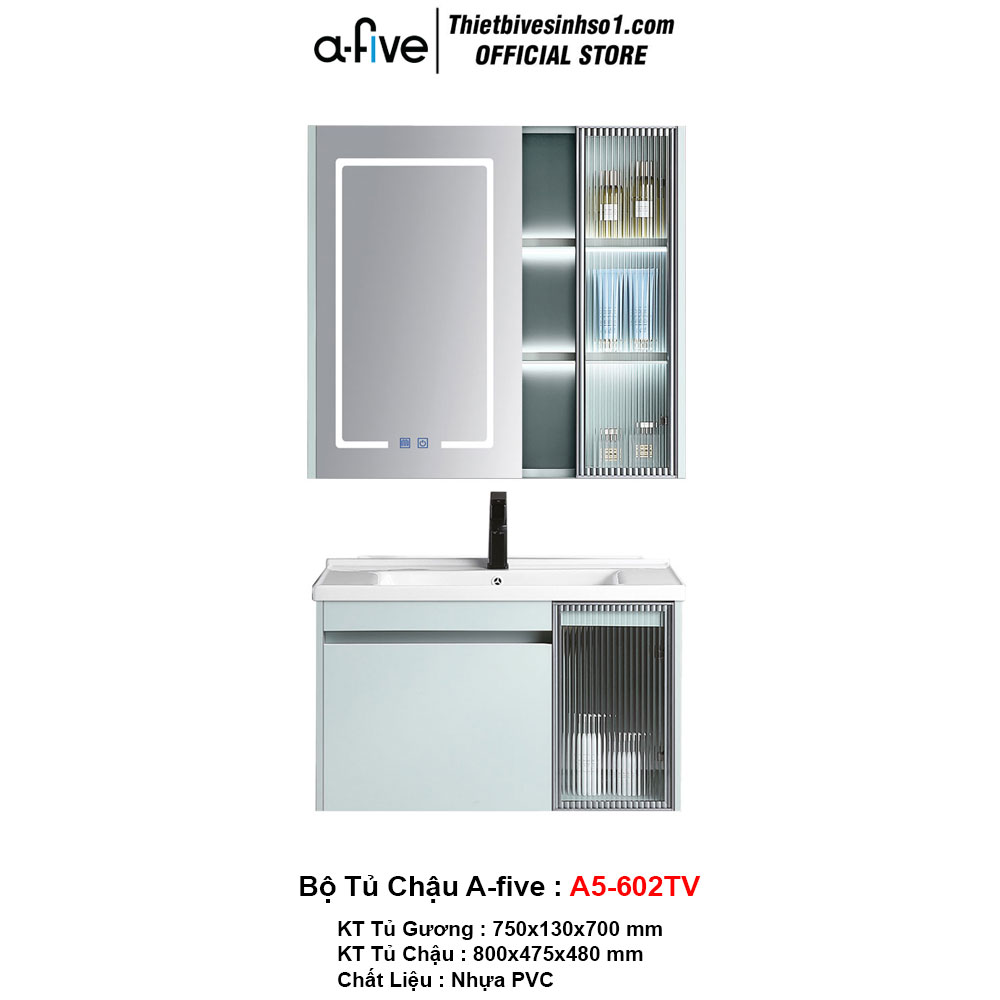 Bộ Tủ Chậu A-five A5-602TV