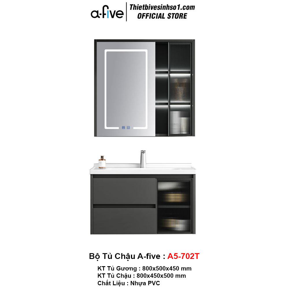 Bộ Tủ Chậu A-five A5-702T